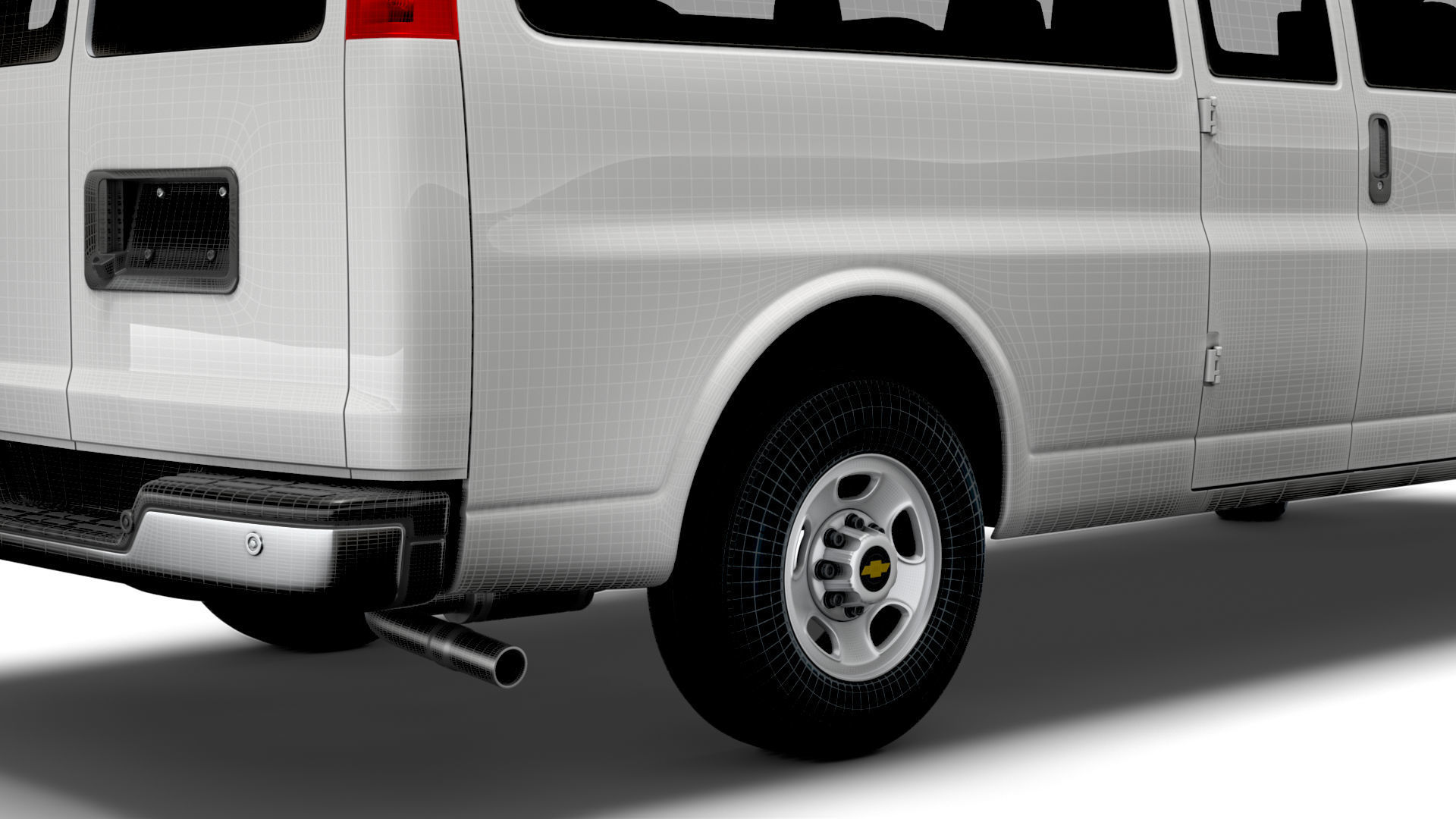 Chevrolet Express Extended WB 2022 3D model_23