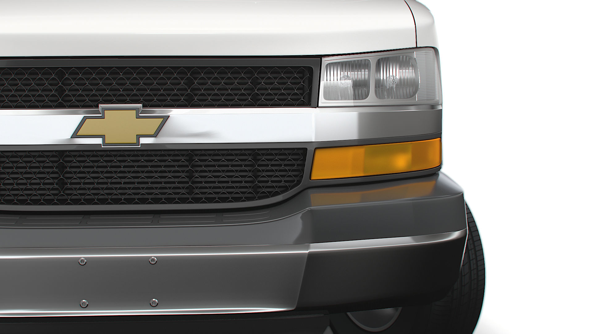 Chevrolet Express Extended WB 2022 3D model_7