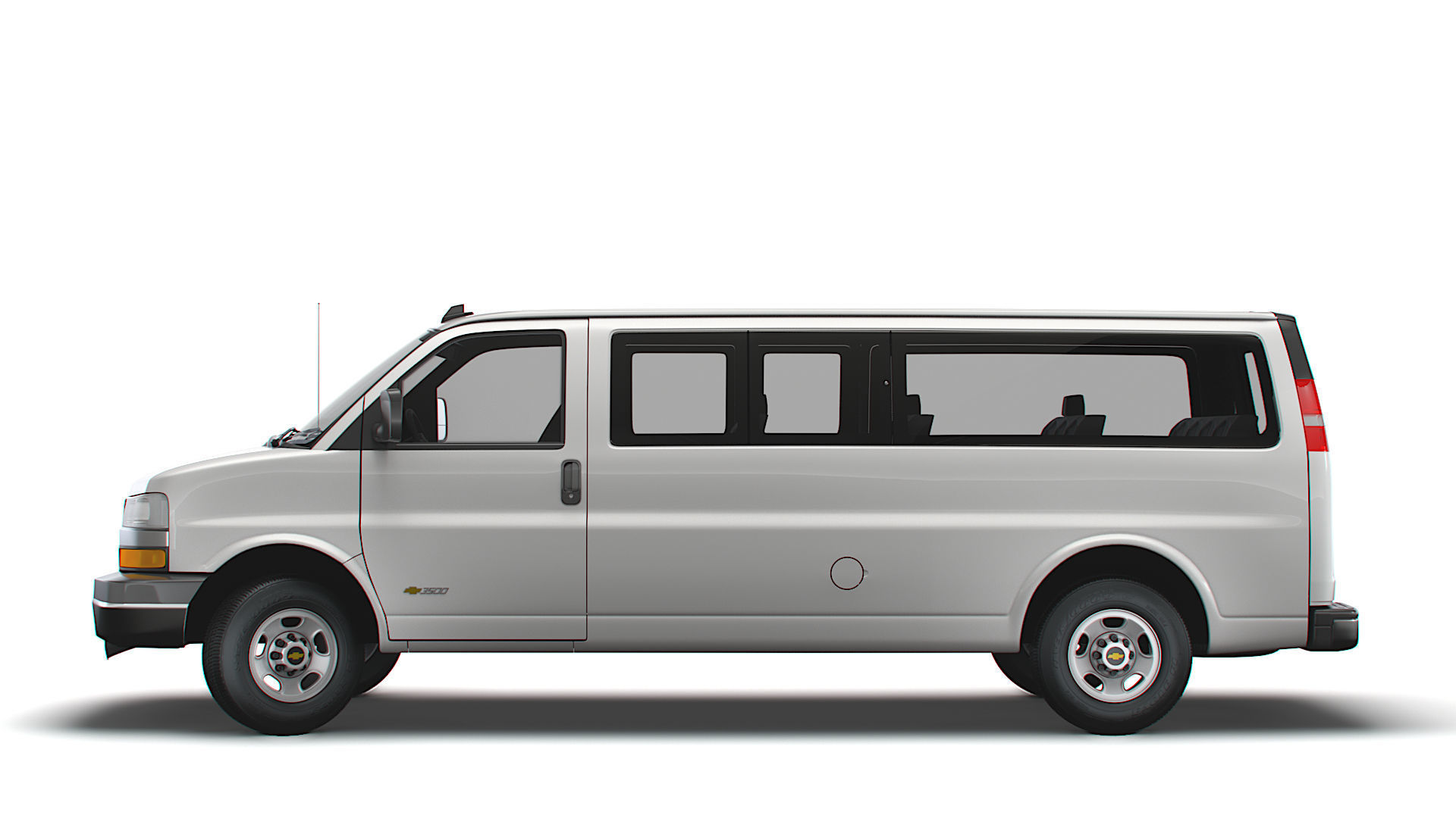 Chevrolet Express Extended WB 2022 3D model_4