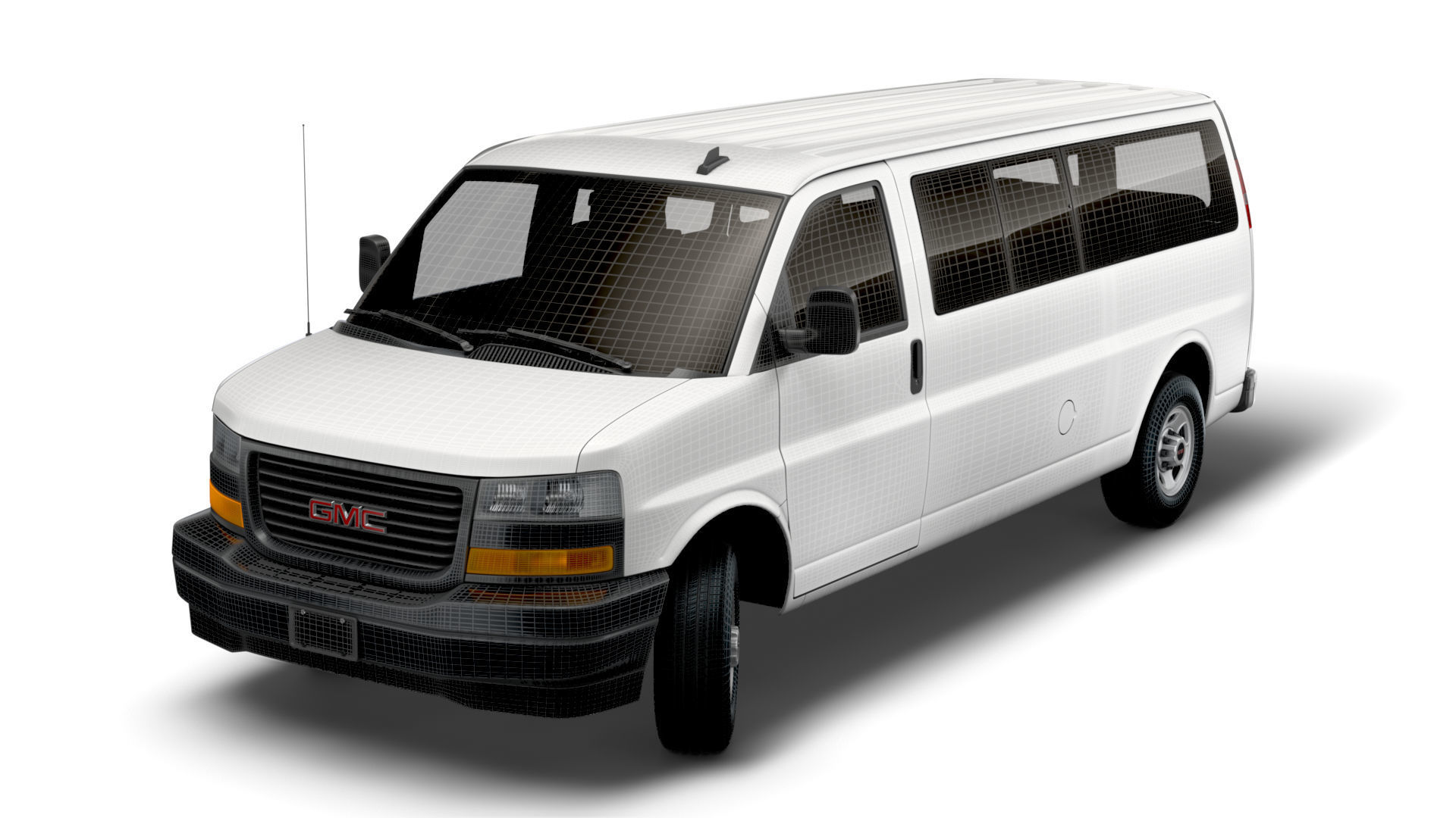 GMC Savana Extended WB 2022 3D model_20