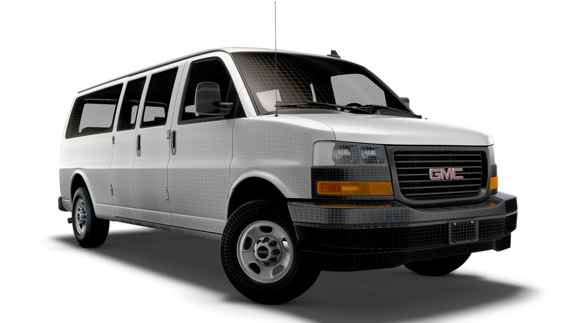 GMC Savana Extended WB 2022 3D model_12