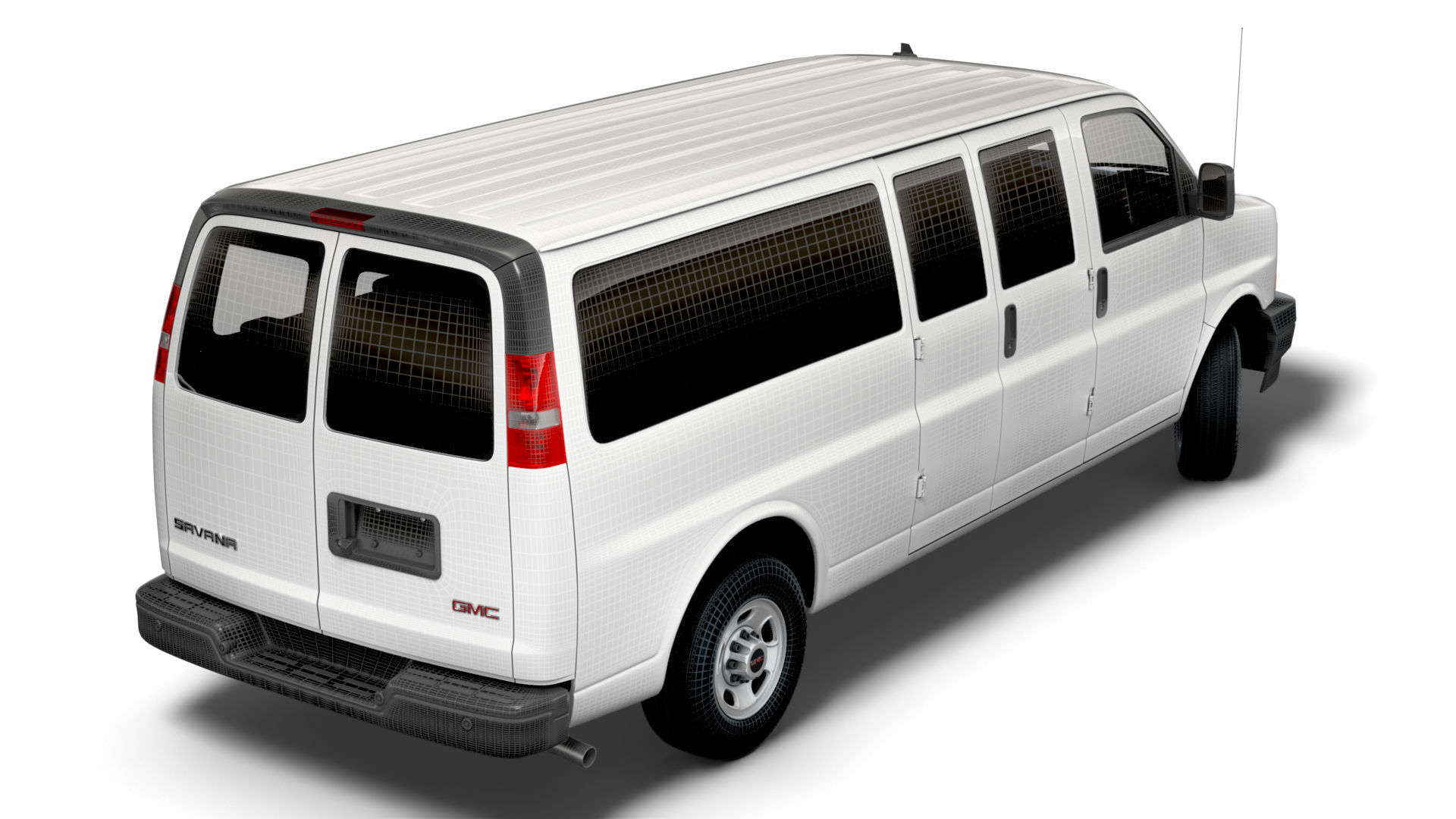 GMC Savana Extended WB 2022 3D model_14