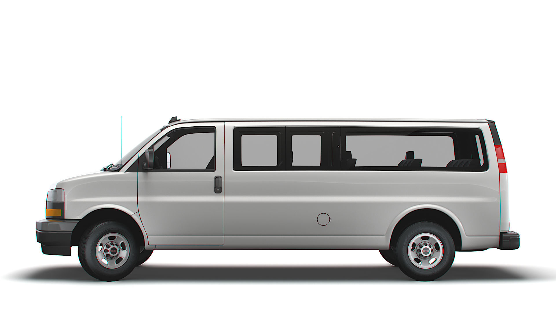 GMC Savana Extended WB 2022 3D model_4