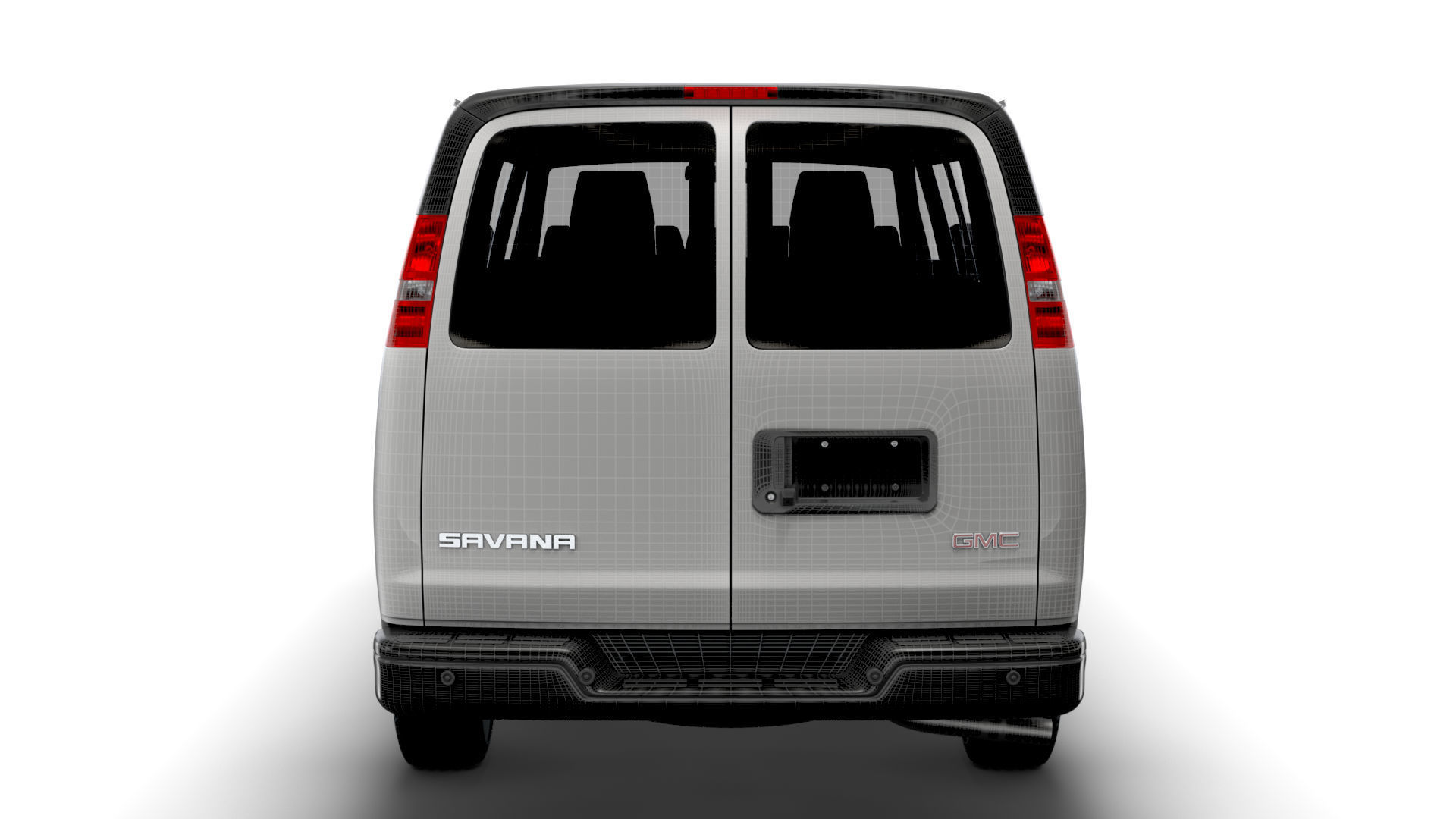 GMC Savana Extended WB 2022 3D model_22