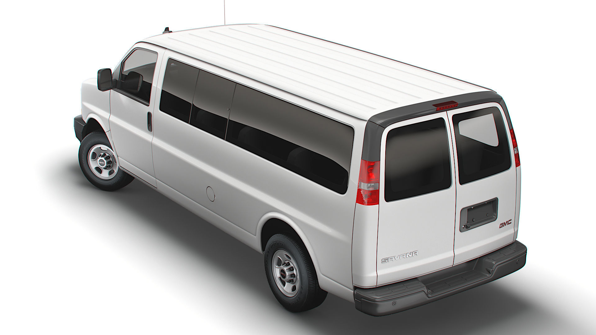 GMC Savana Extended WB 2022 3D model_3