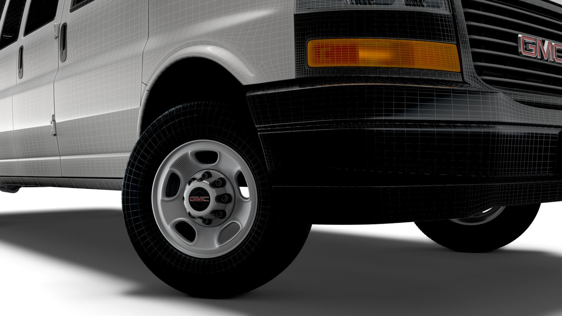 GMC Savana Extended WB 2022 3D model_17