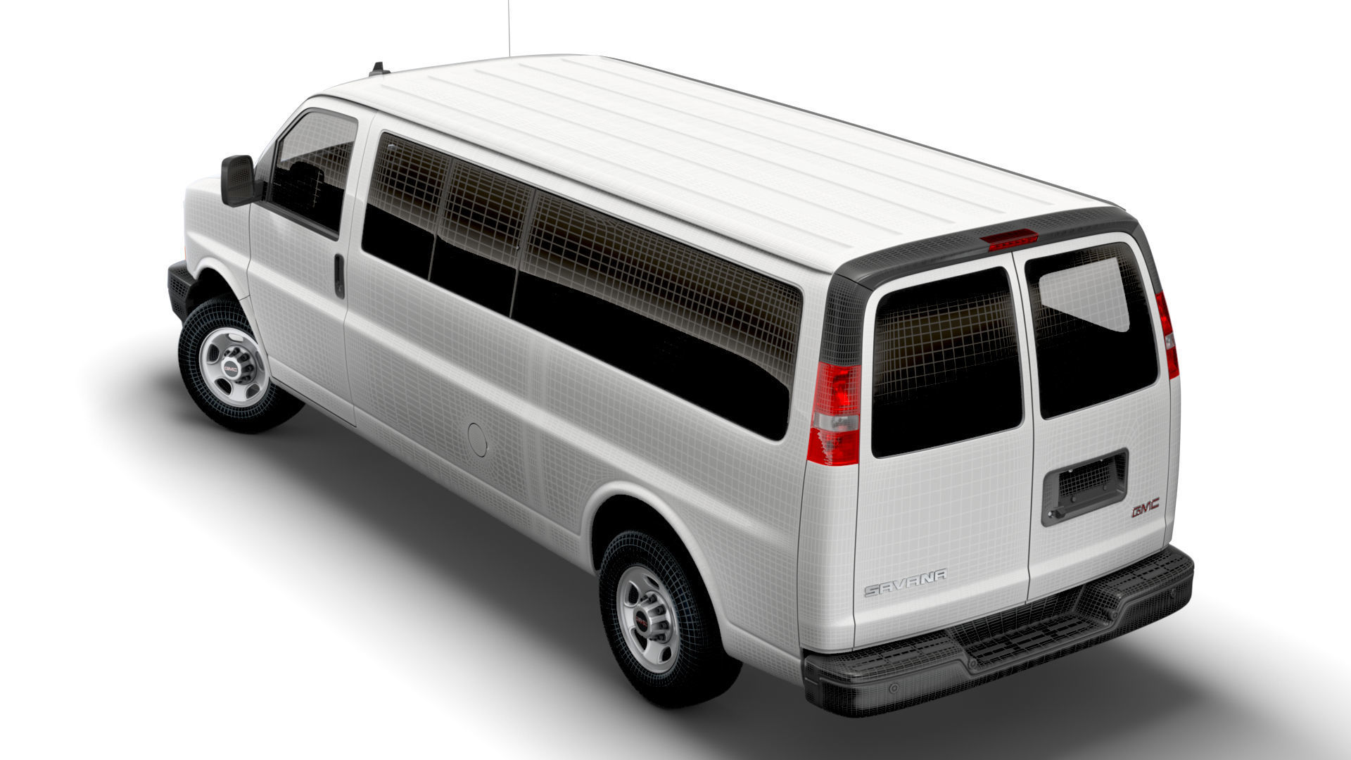 GMC Savana Extended WB 2022 3D model_15