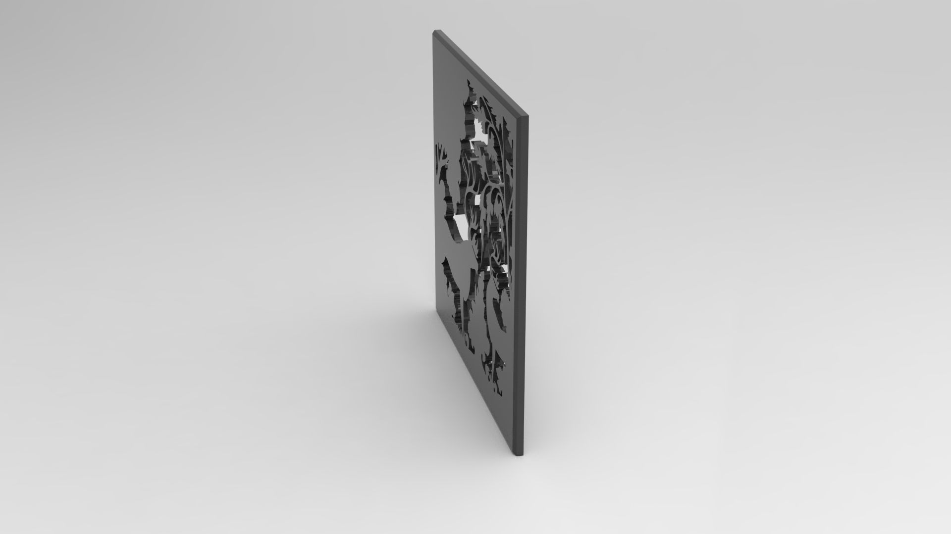 DEAR WALL FILLER ART DECOR 3D print model_4
