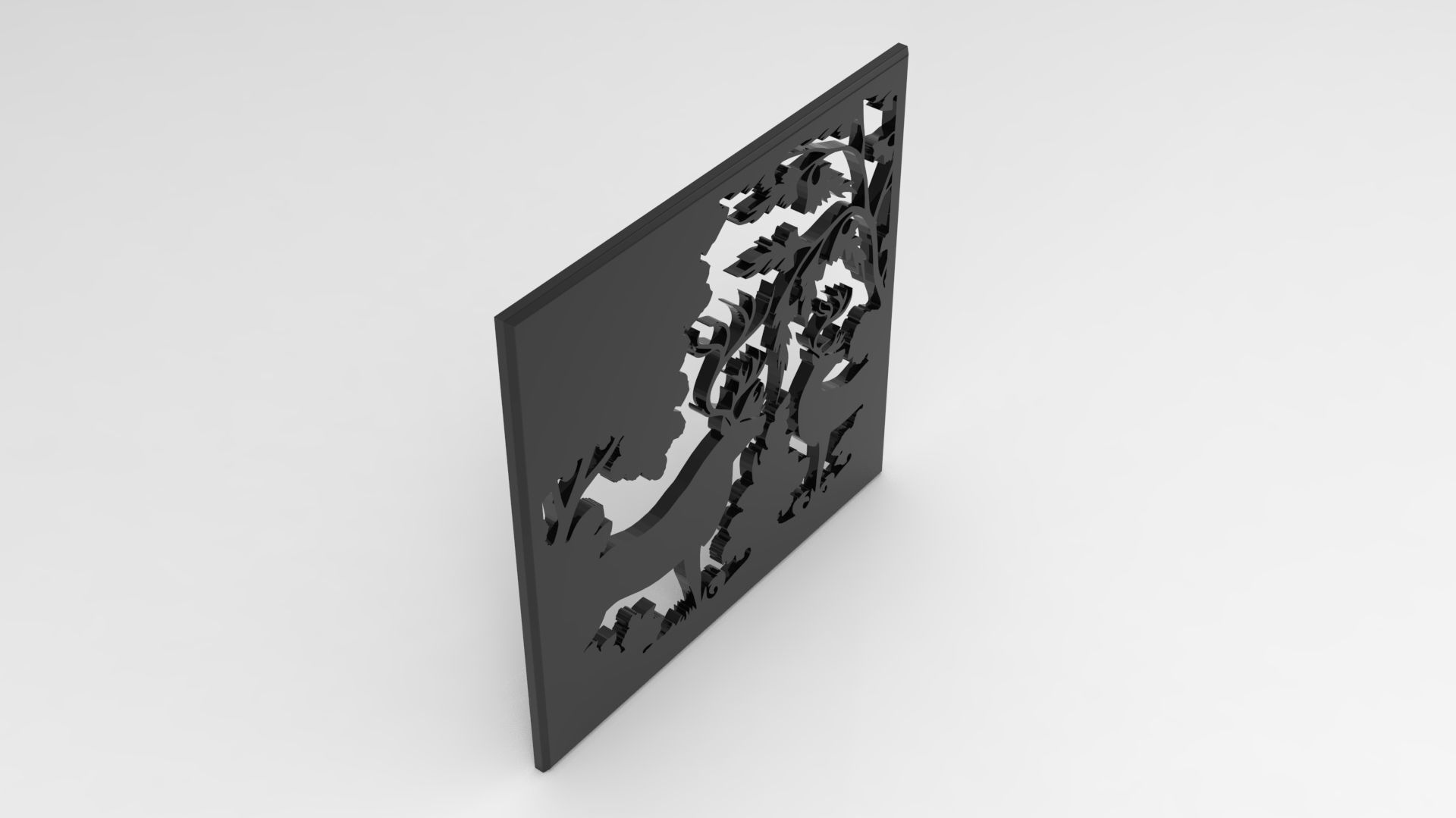 DEAR WALL FILLER ART DECOR 3D print model_2