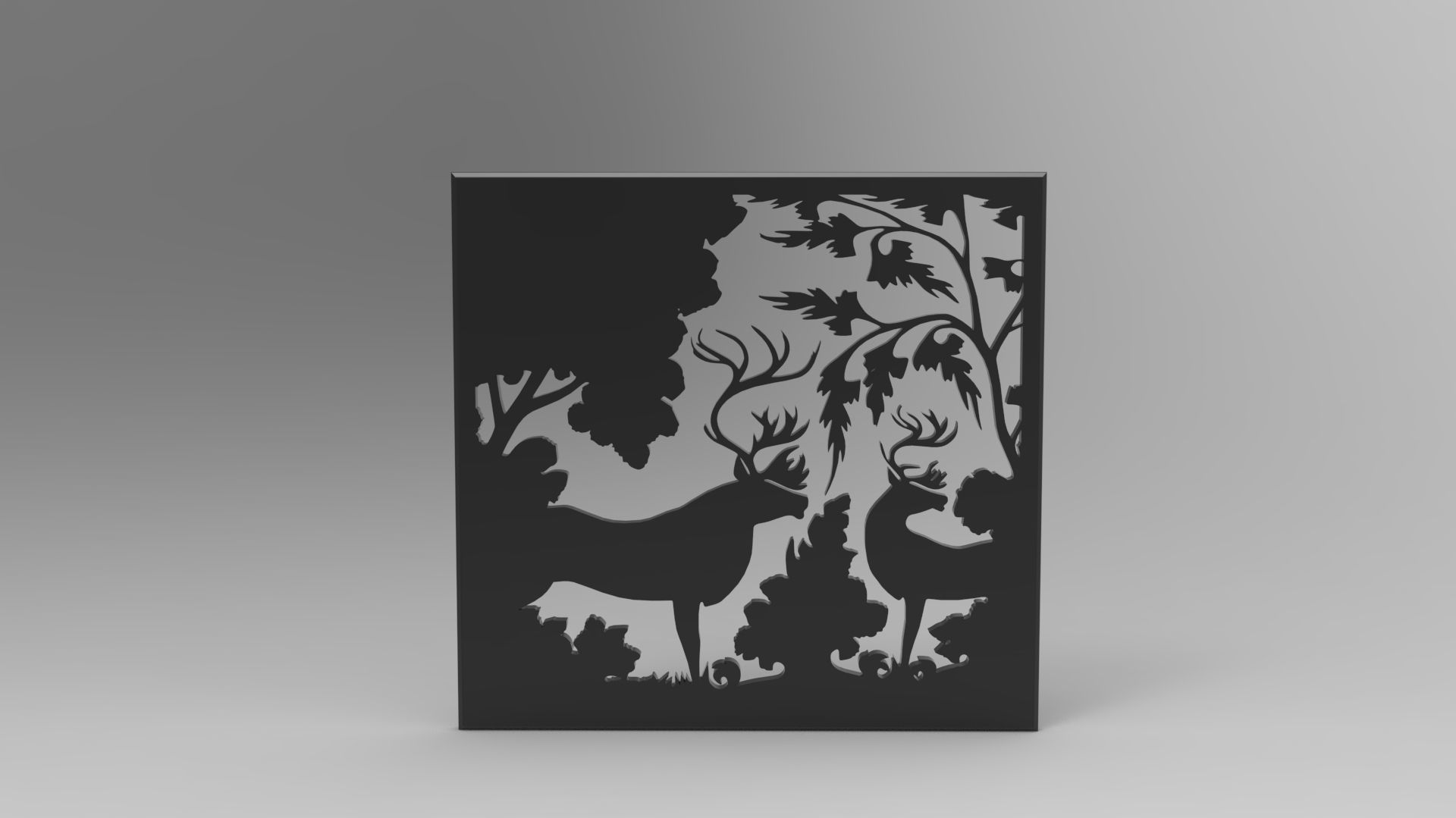 DEAR WALL FILLER ART DECOR 3D print model_1