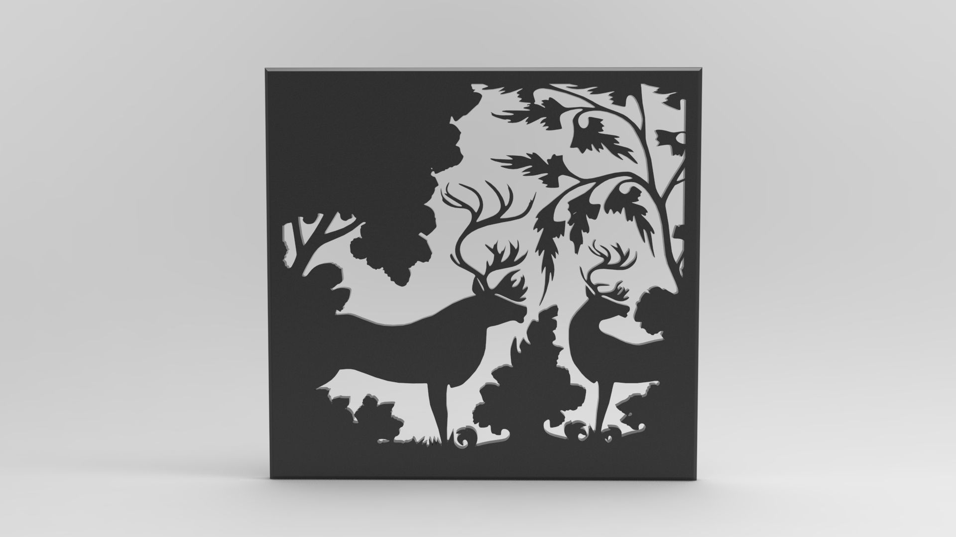 DEAR WALL FILLER ART DECOR 3D print model_3