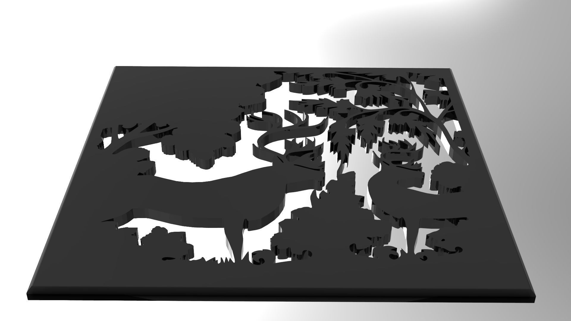 DEAR WALL FILLER ART DECOR 3D print model_5