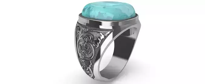 Arabesque Body Ring 3D print model