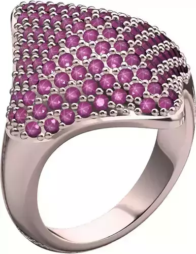 ruby fashion ring