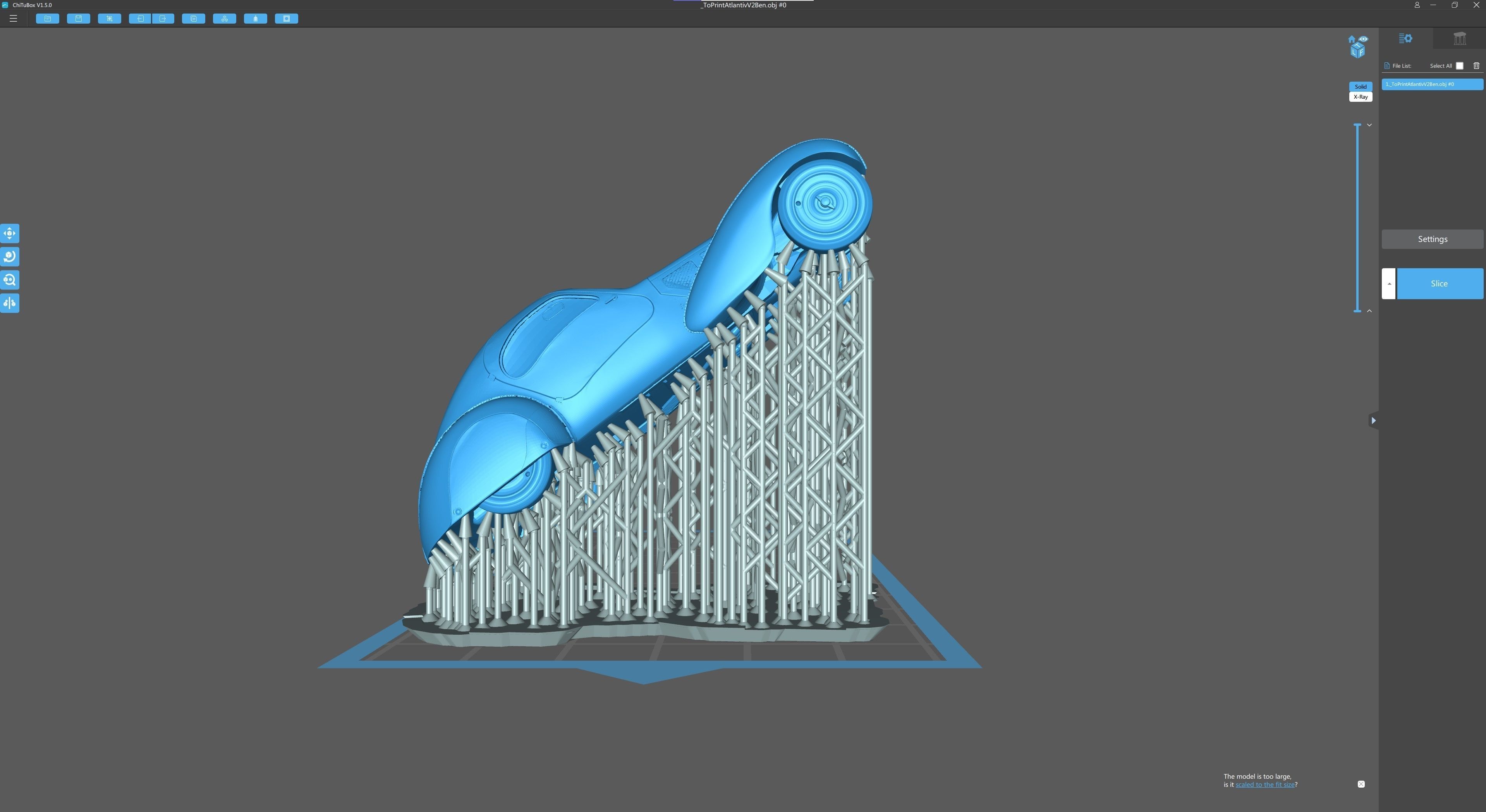 BUGATTI ATLANTIC - LA VOITURE NOIRE 1-64th 3D print model_7