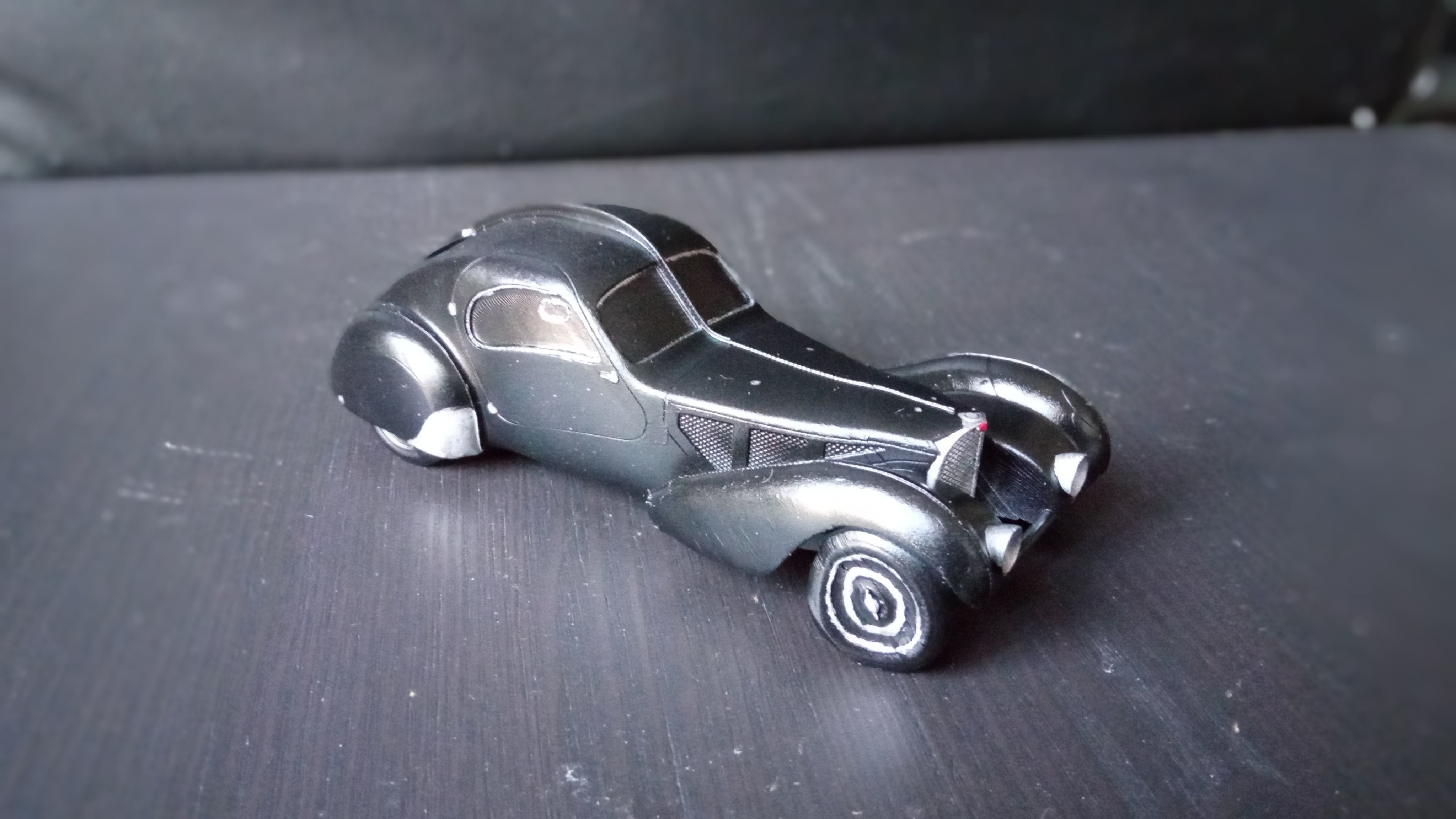BUGATTI ATLANTIC - LA VOITURE NOIRE 1-64th 3D print model_1