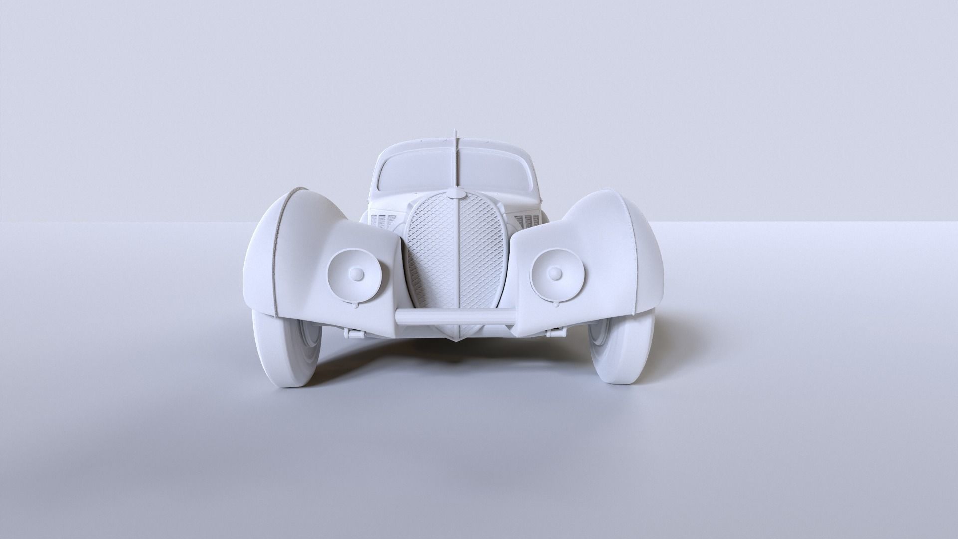 BUGATTI ATLANTIC - LA VOITURE NOIRE 1-64th 3D print model_5