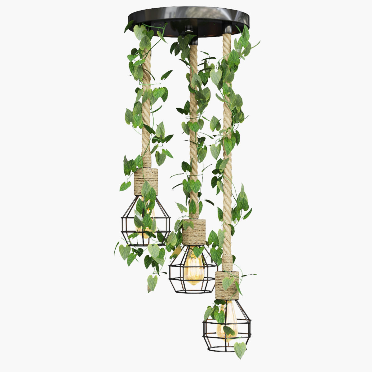 Rope Light 3D model_1