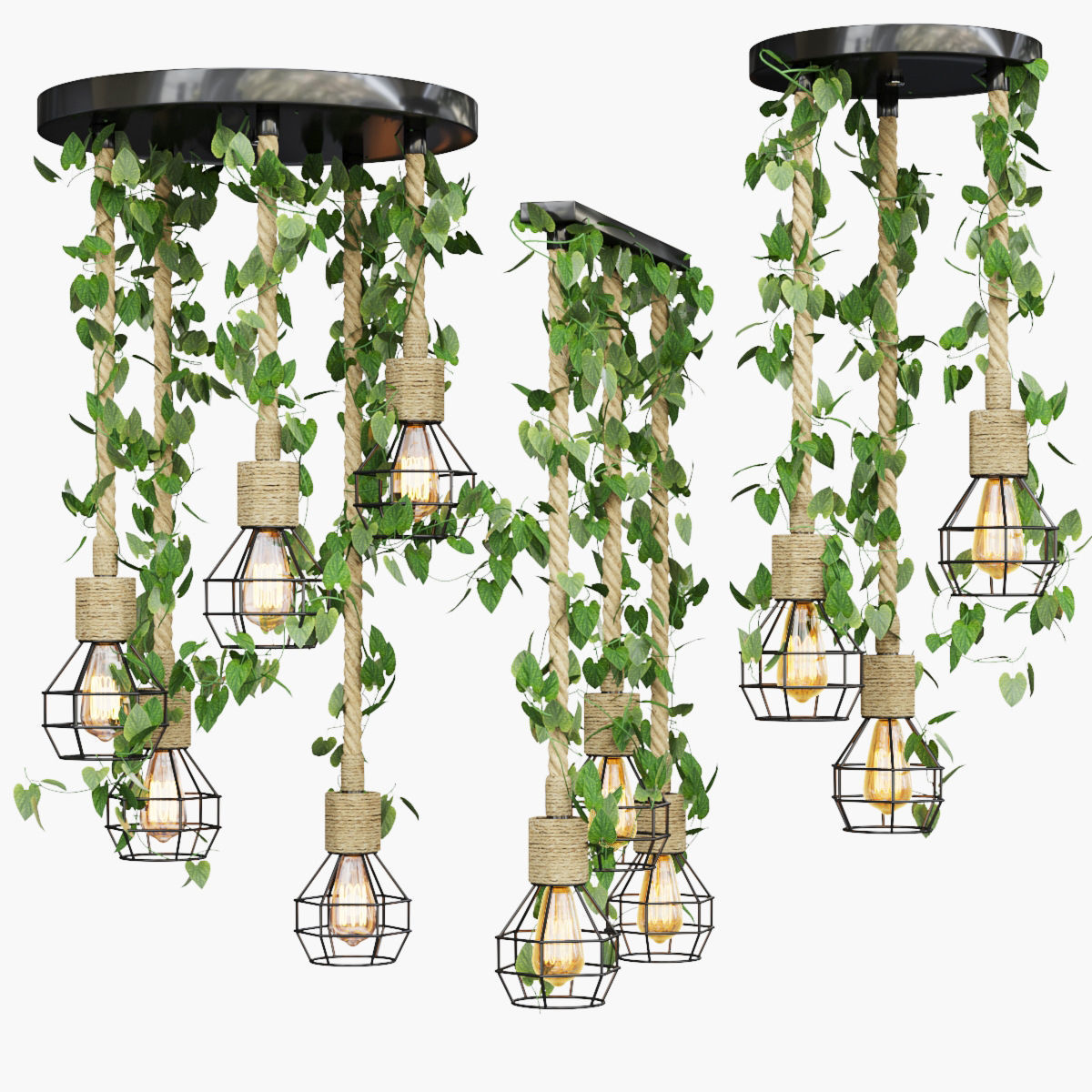 Rope Light 3D model_3