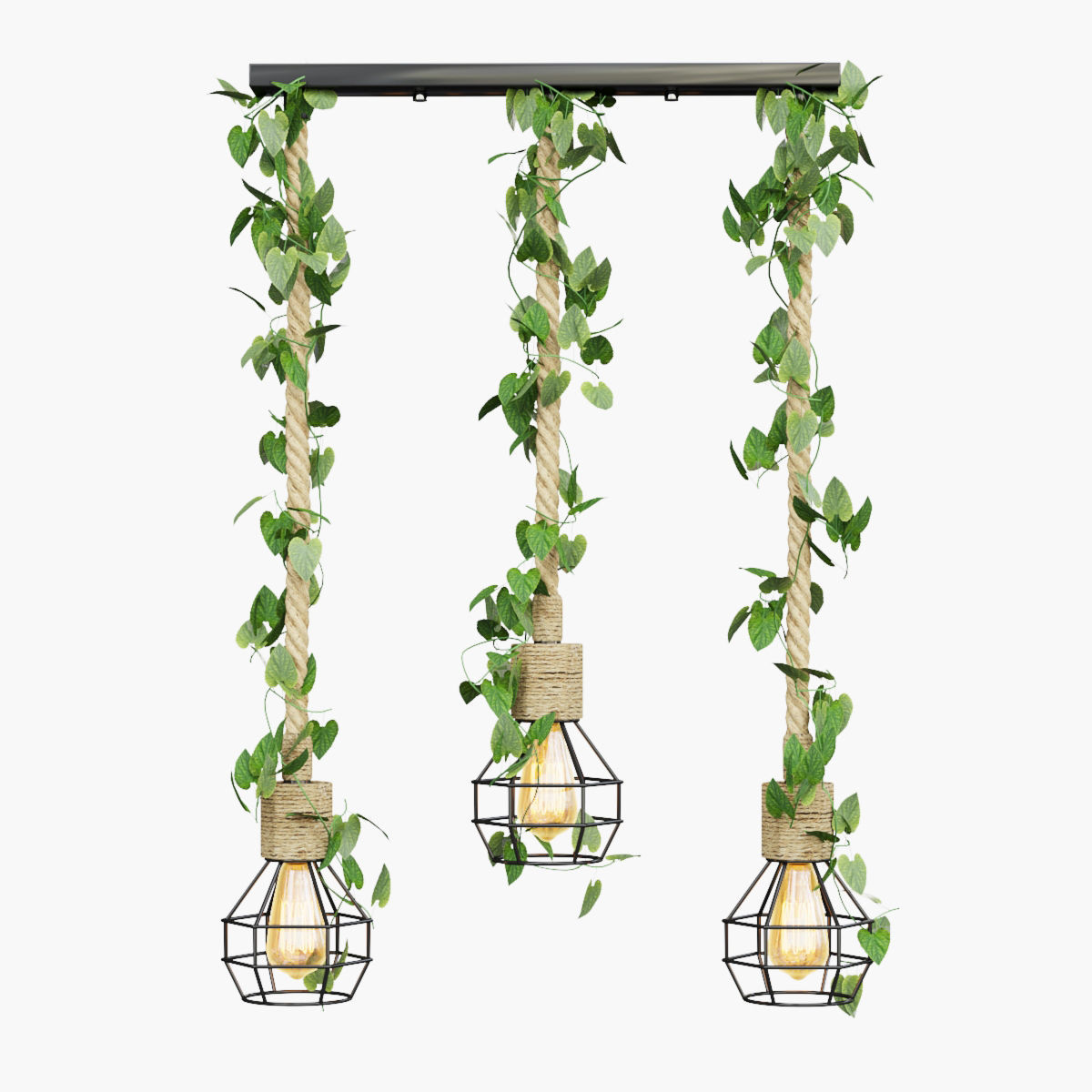 Rope Light 3D model_2