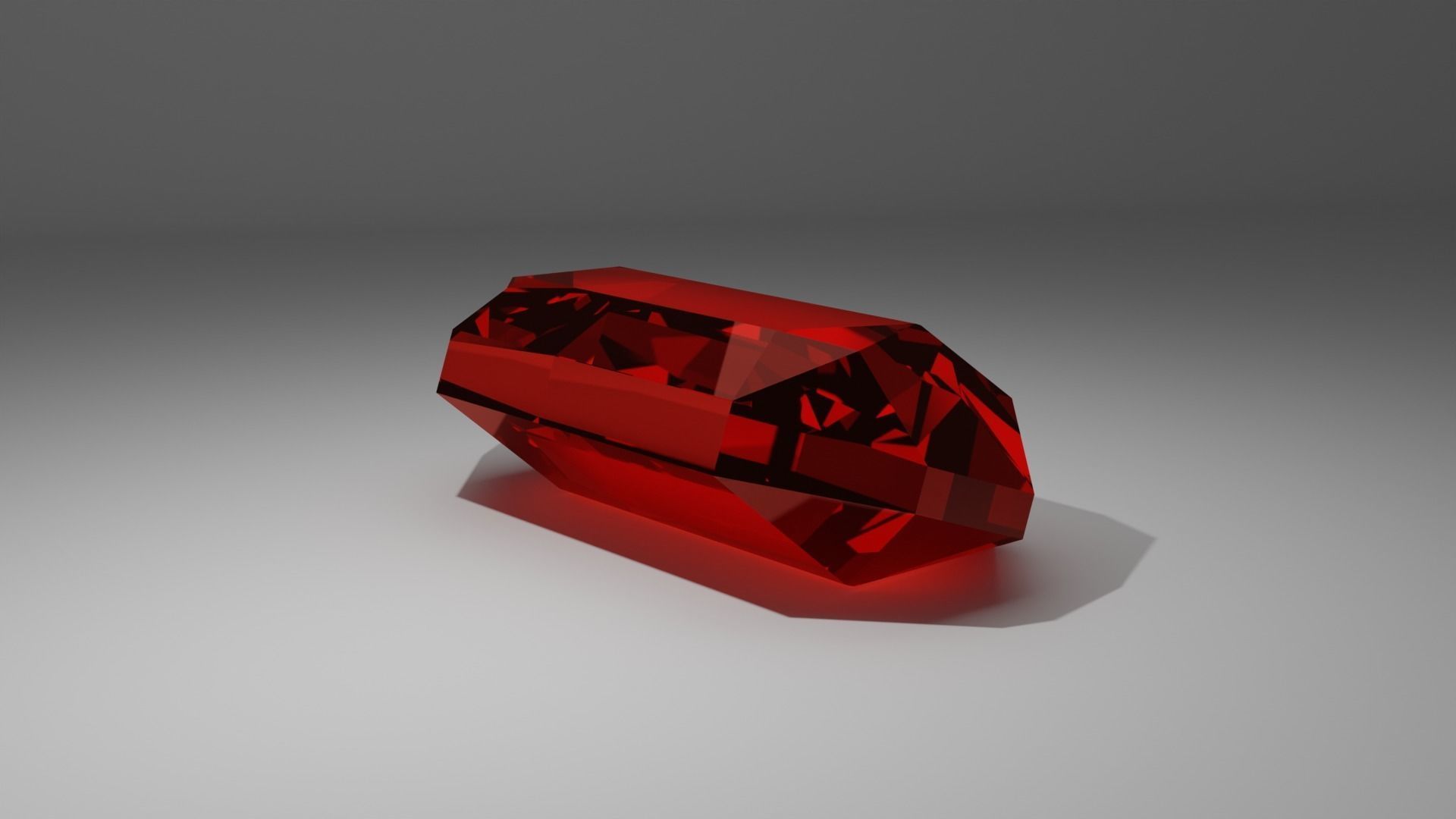 topaz two diamonds 3D model_2