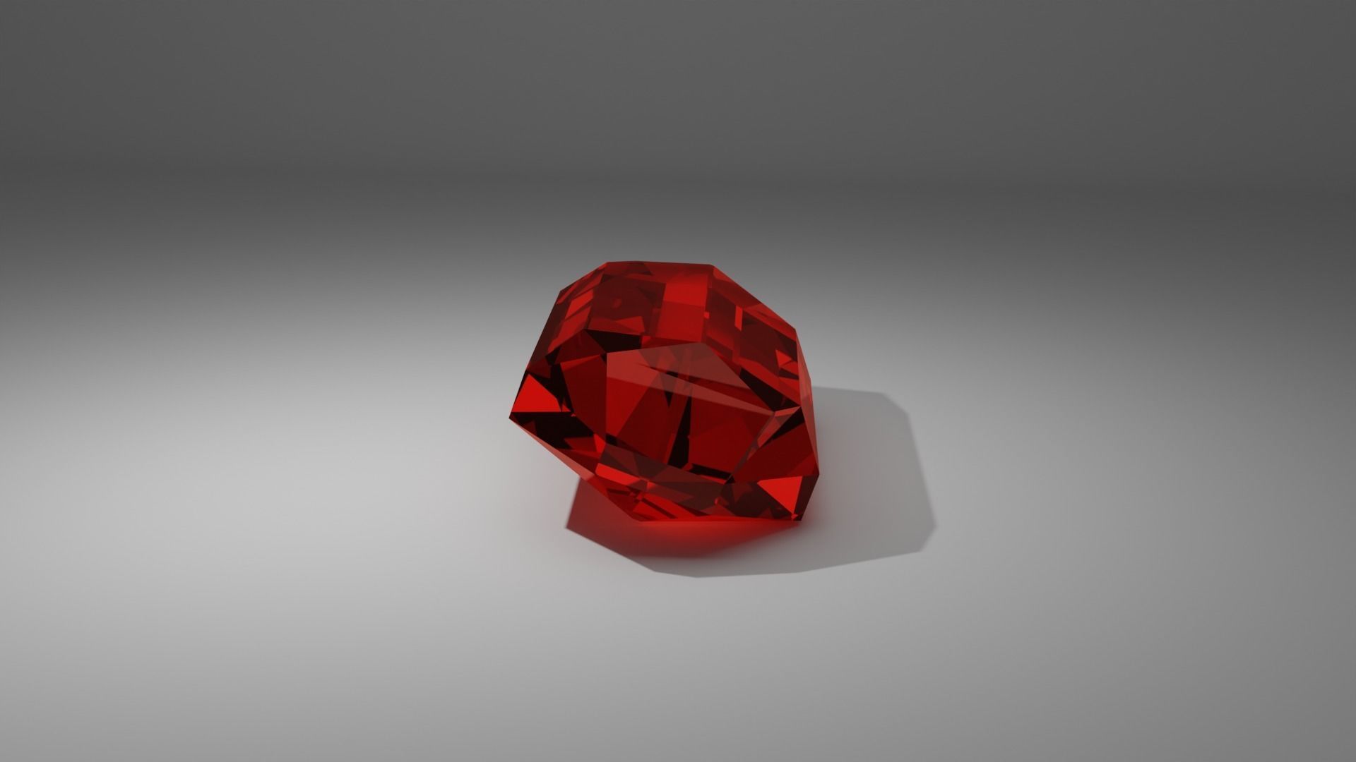 topaz two diamonds 3D model_1