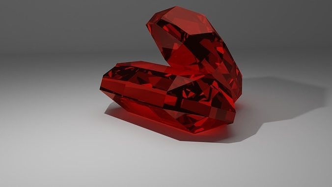 topaz two diamonds 3D model