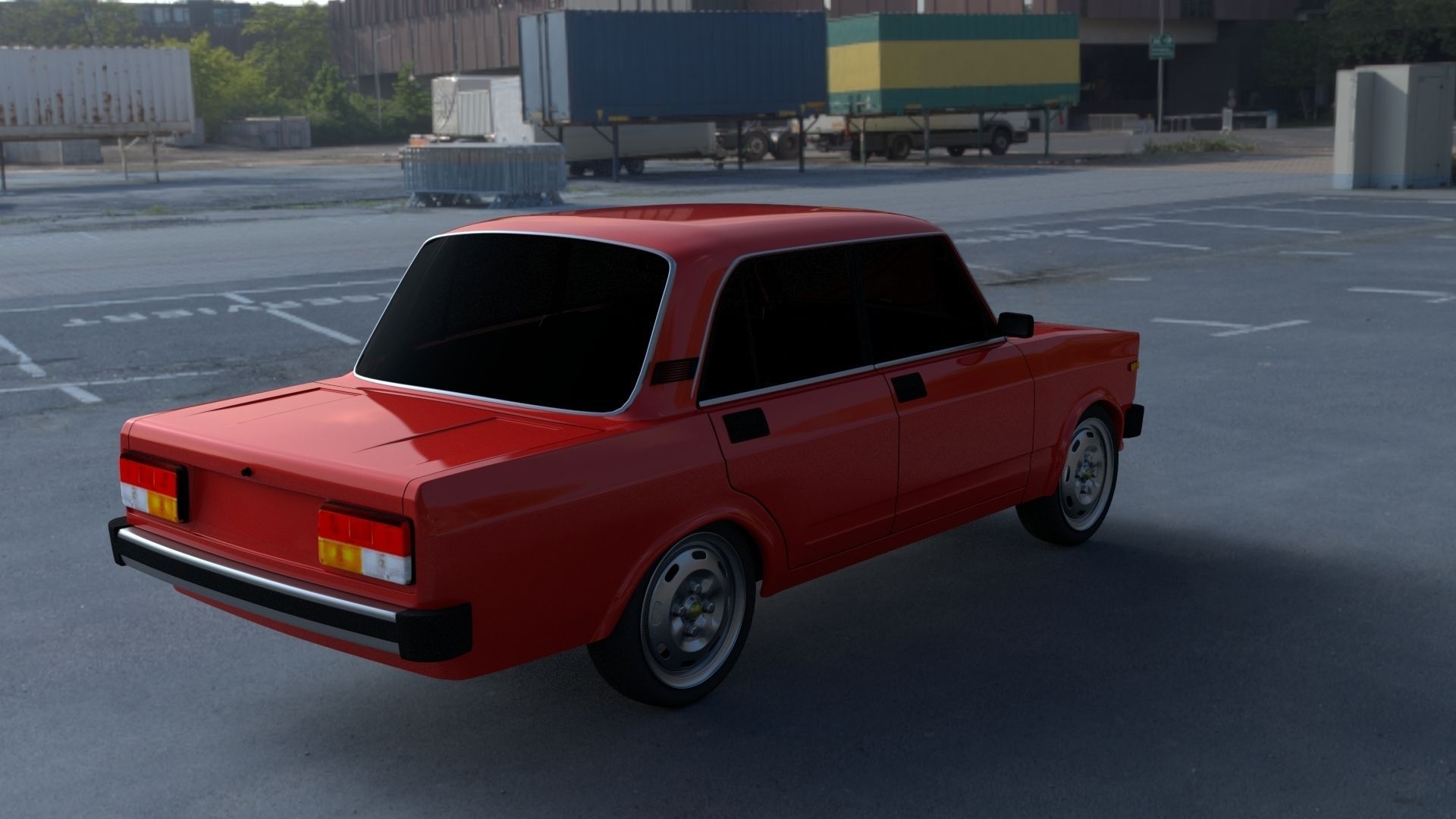 Lada Nova Riva HDRI 3D model_11