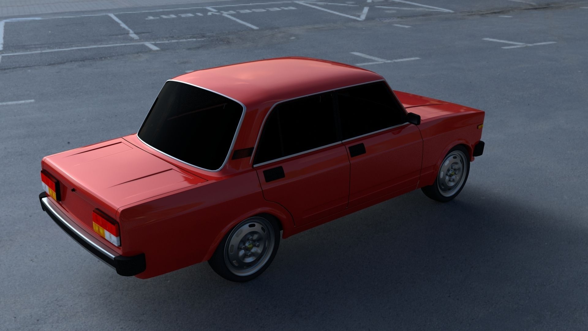 Lada Nova Riva HDRI 3D model_9