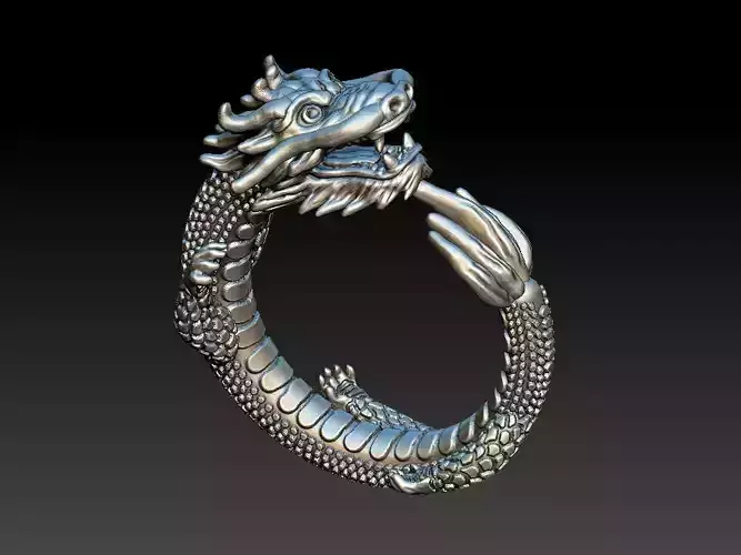 Dragon Ring 3D print model
