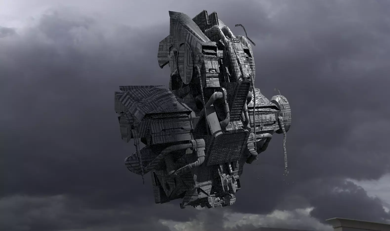 Prometheus Ship architecture 4 3D model_0