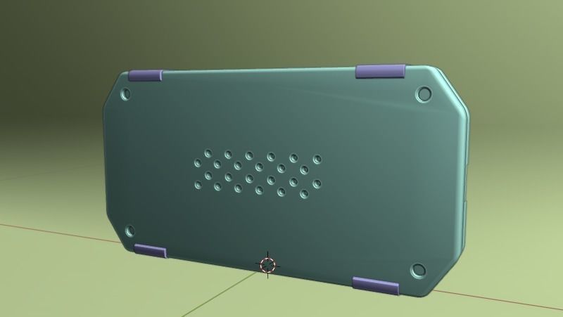 Scifi Tablet Device  3D model_6