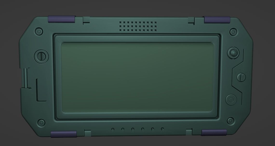 Scifi Tablet Device  3D model_3
