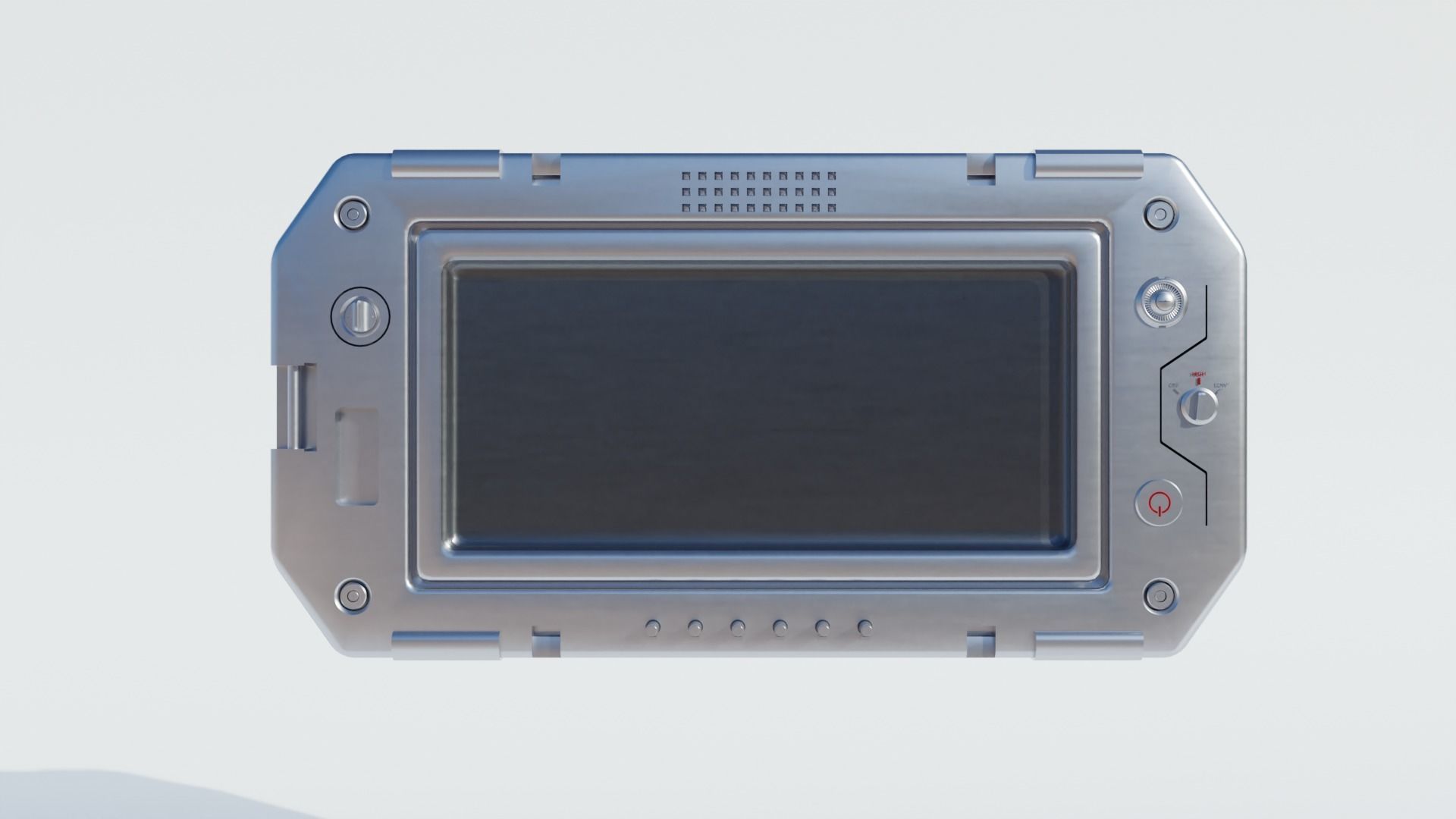 Scifi Tablet Device  3D model_1
