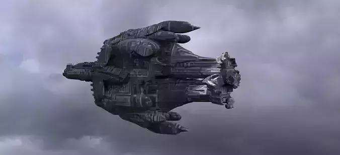 Prometheus Ship architecture 4 3D model