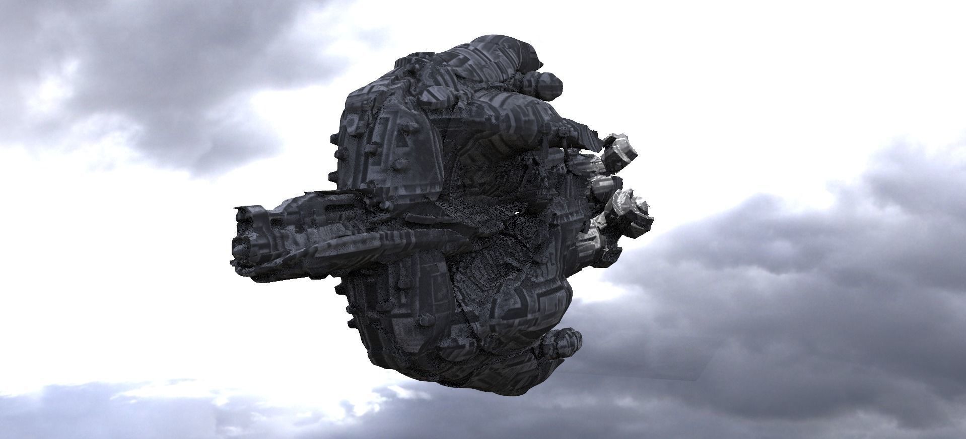 Prometheus Ship architecture 4 3D model_2