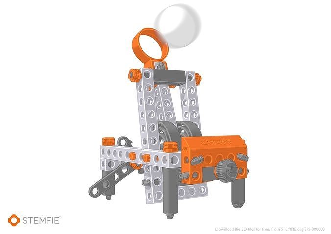 STEMFIE Desktop Catapult Free 3D print model