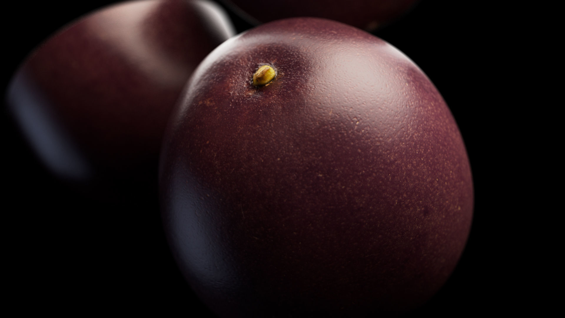 Passion Fruit - Var02 Low-poly 3D model_5