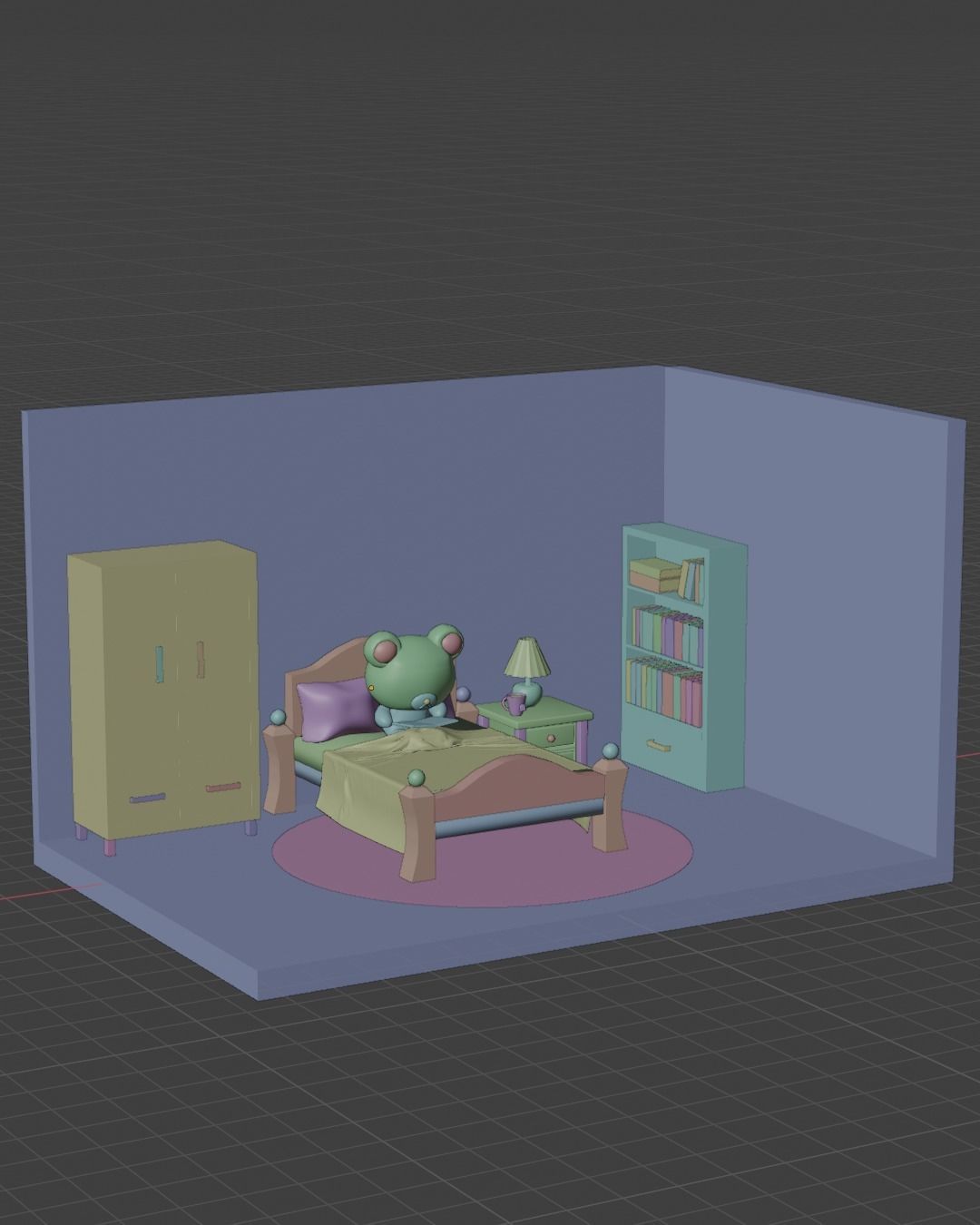 Rilakkuma character 3D model_1