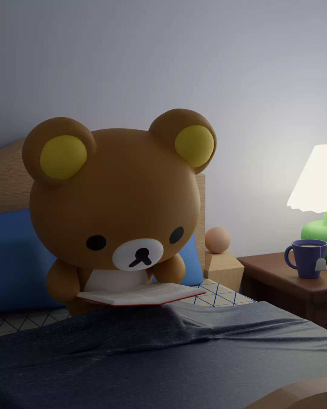 Rilakkuma character 3D model_0