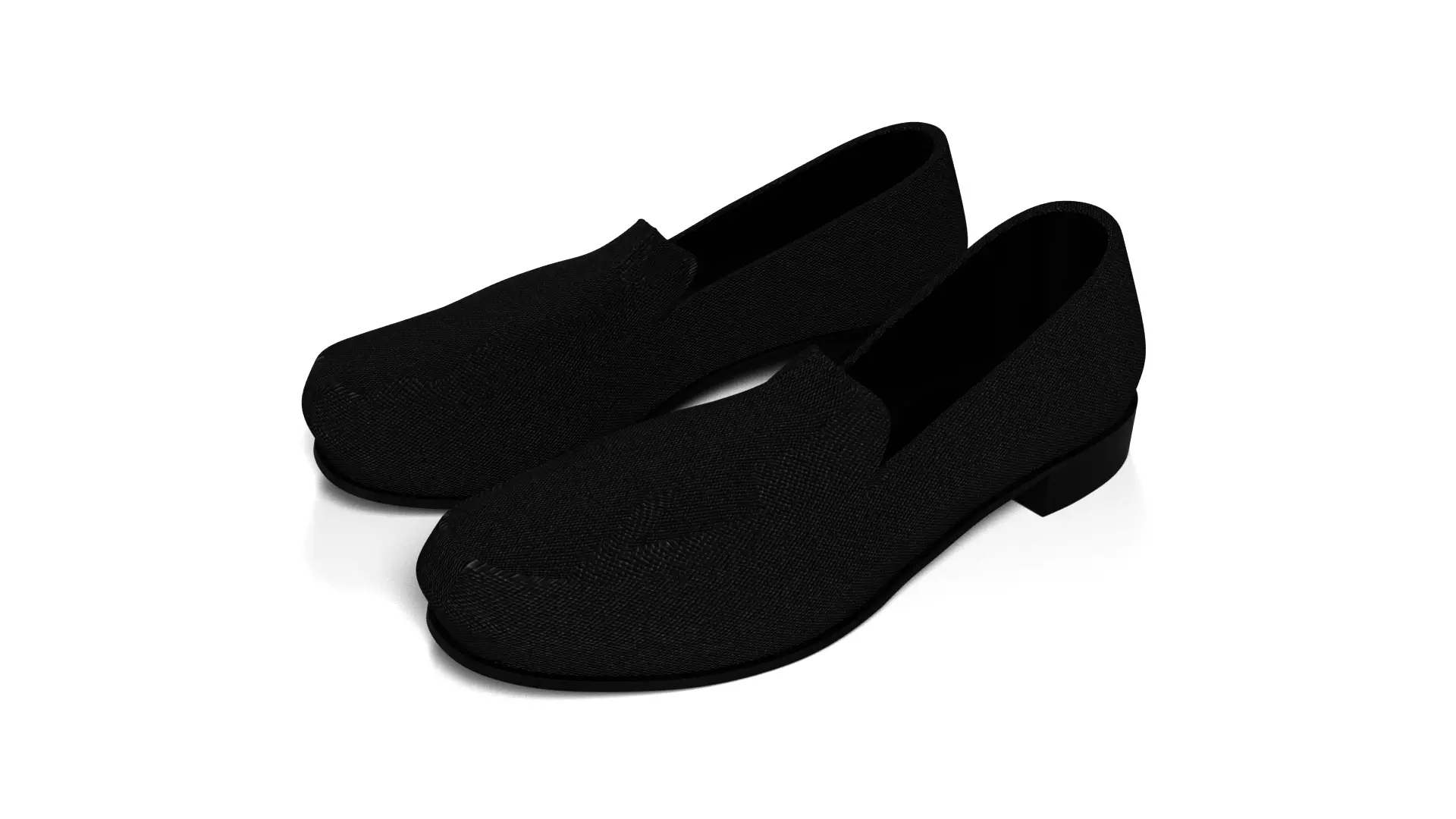 Women Loafer Flat 3D model_0