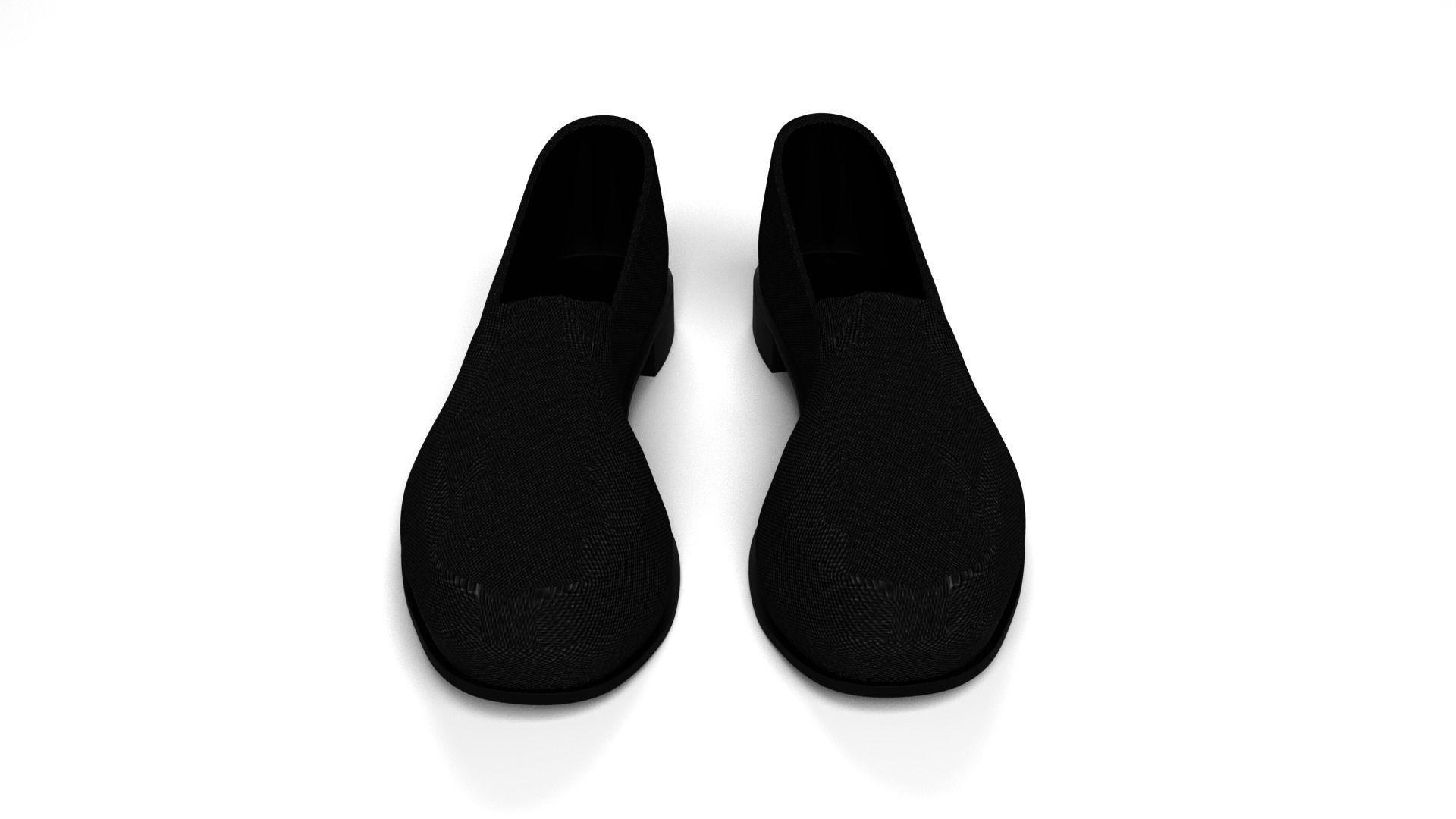 Women Loafer Flat 3D model_12