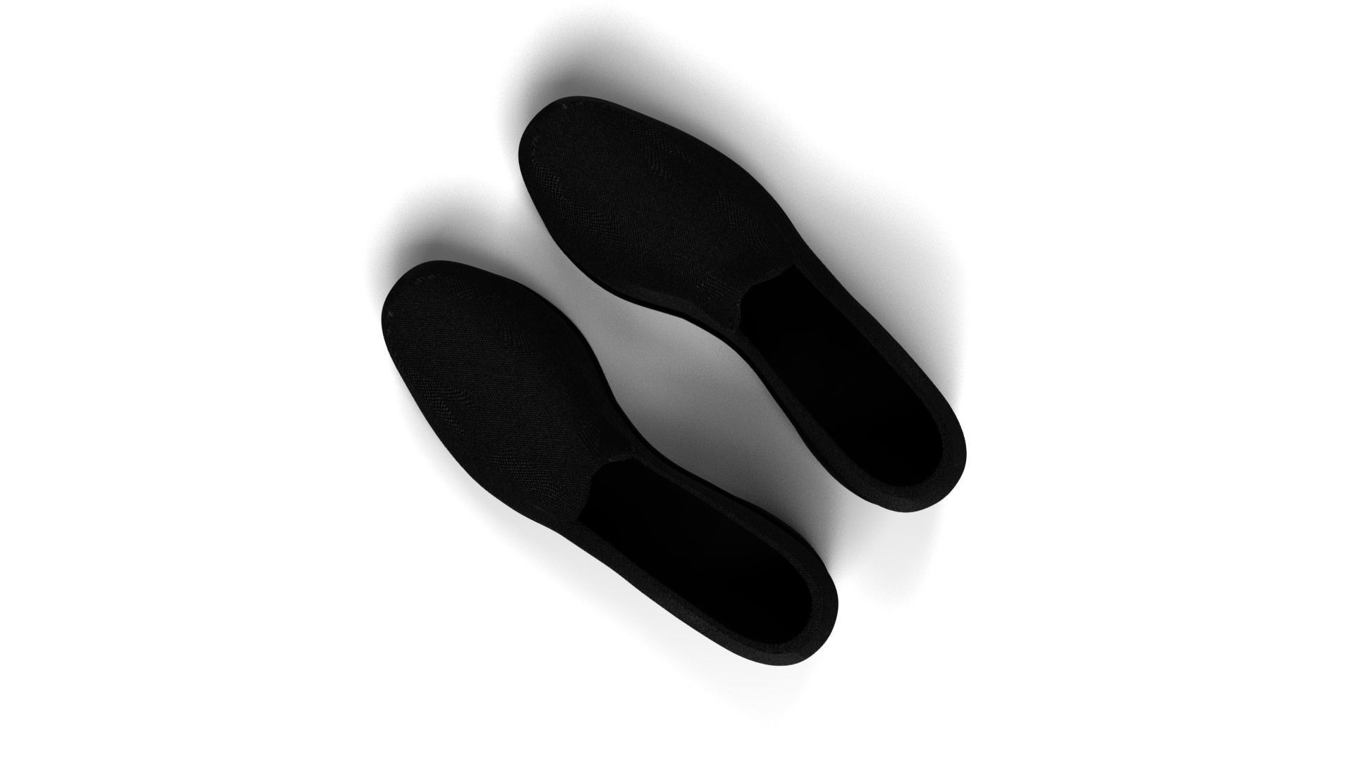 Women Loafer Flat 3D model_3