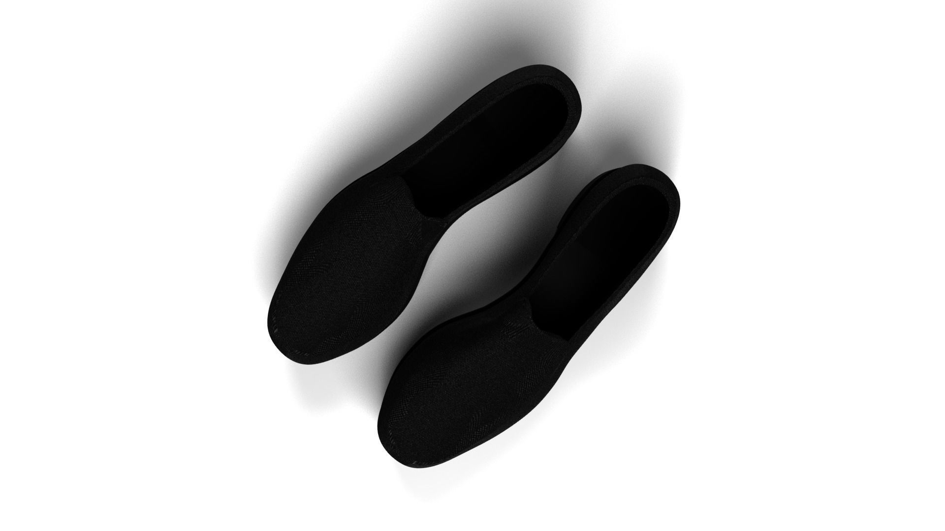 Women Loafer Flat 3D model_1