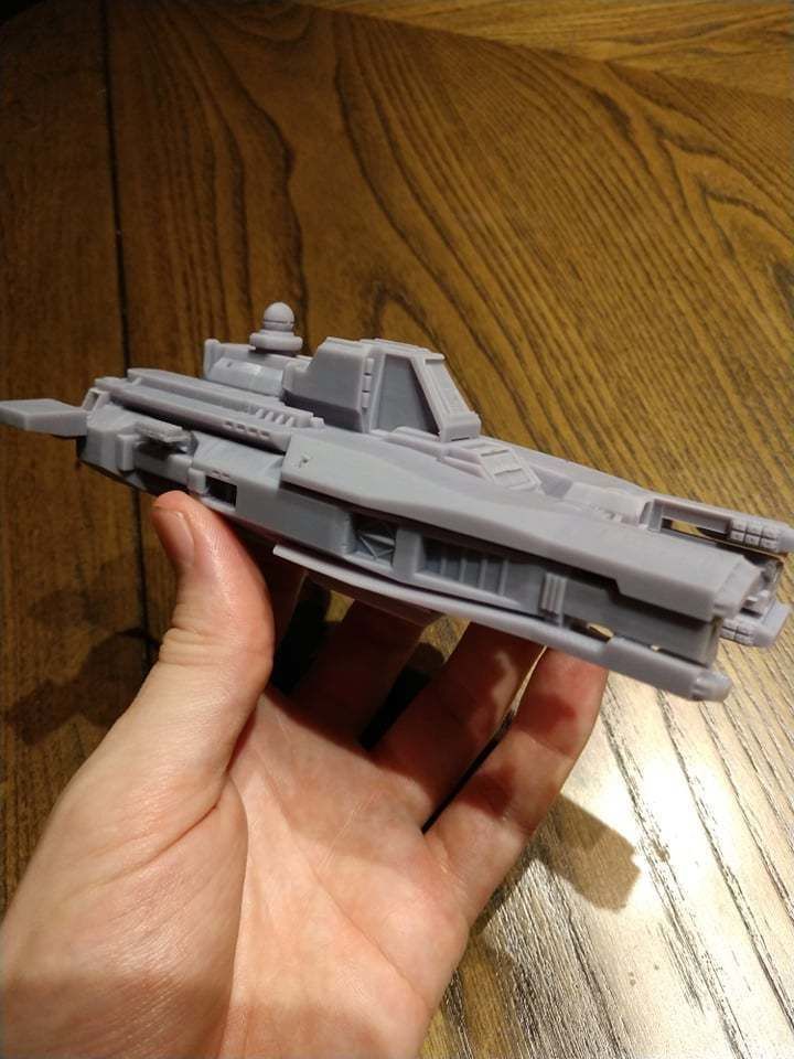 Mercury-II Sol Trans-gov Vessel 3D print model_3