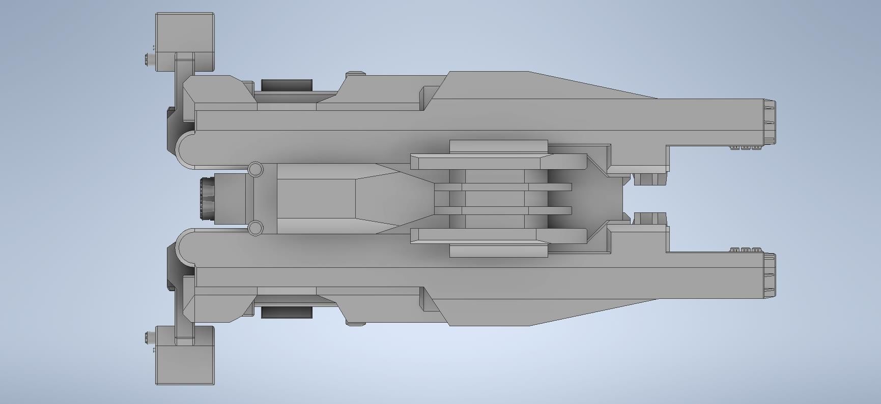 Mercury-II Sol Trans-gov Vessel 3D print model_9