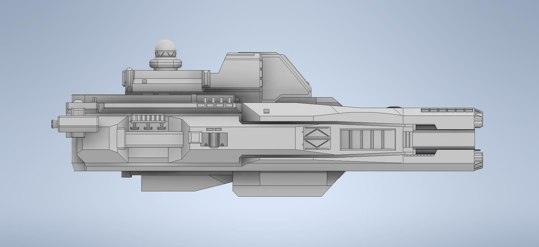 Mercury-II Sol Trans-gov Vessel 3D print model_6