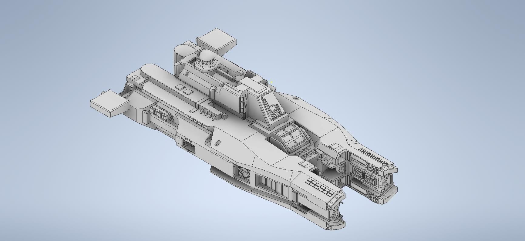 Mercury-II Sol Trans-gov Vessel 3D print model_11