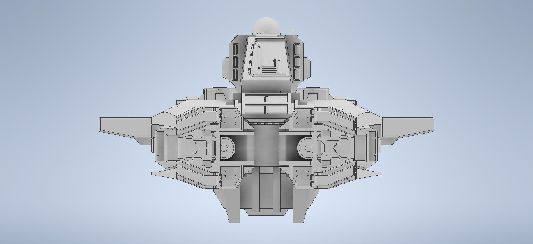 Mercury-II Sol Trans-gov Vessel 3D print model_7