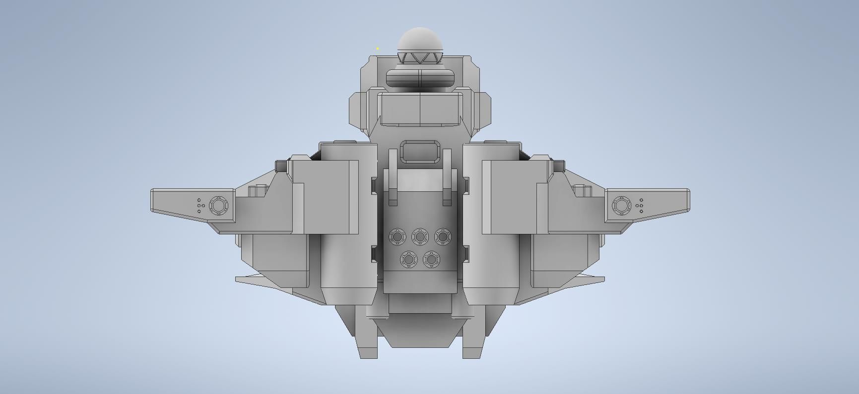 Mercury-II Sol Trans-gov Vessel 3D print model_10